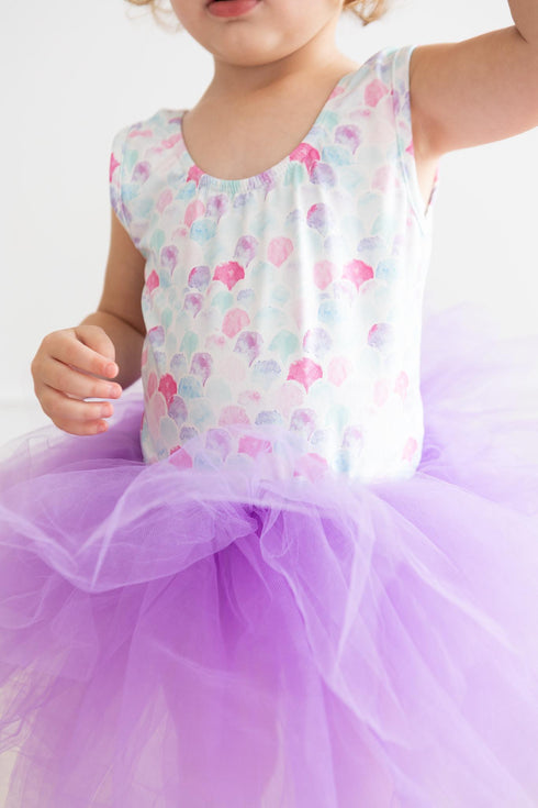 mermaid-scales-tank-tutu-leotard Mila &  Rose - Sophia's Style-Mermaid Scales Tank Tutu Leotard-6-12M--1